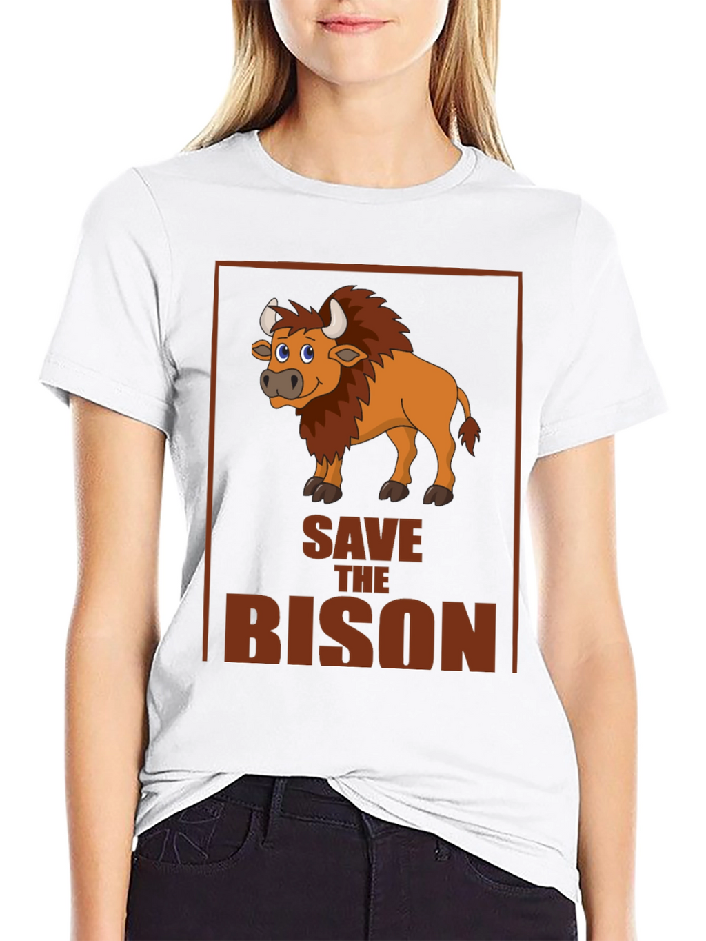 Save the Bison Graphic T-Shirt