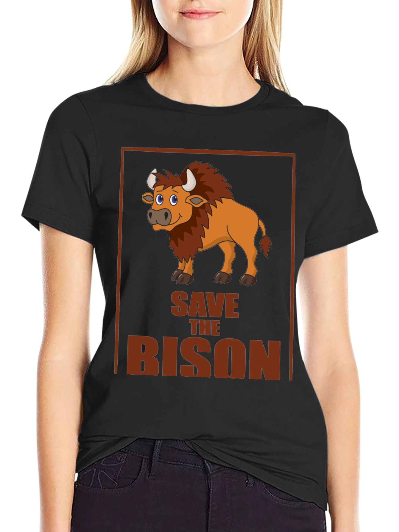 Save the Bison Graphic T-Shirt