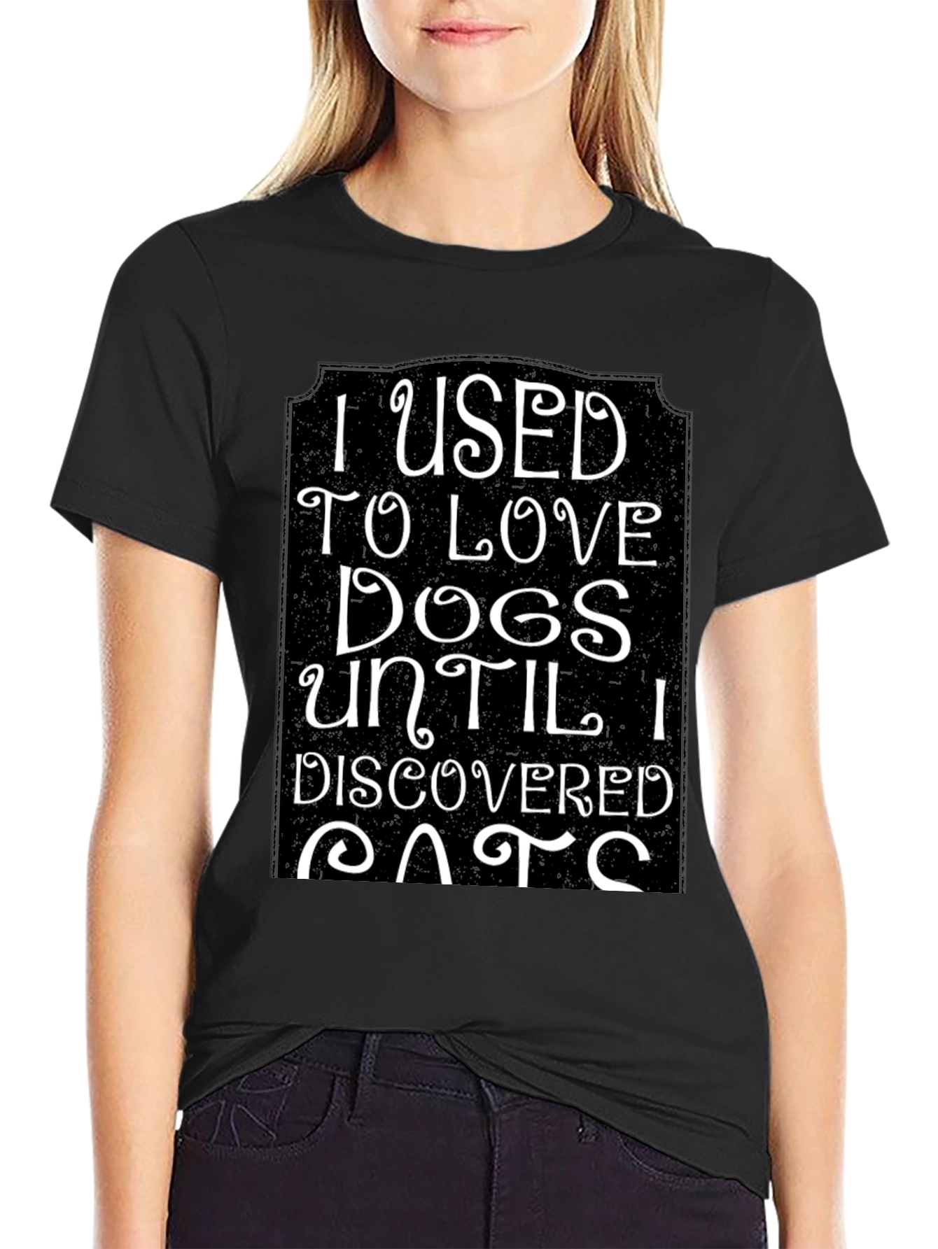 I Used To Love Dogs T-Shirt Funny Cat Lover Tee