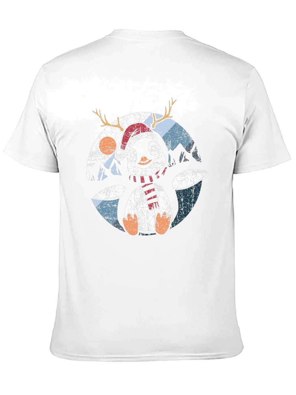 Penguin Holiday Tee: Christmas Antler T-Shirt
