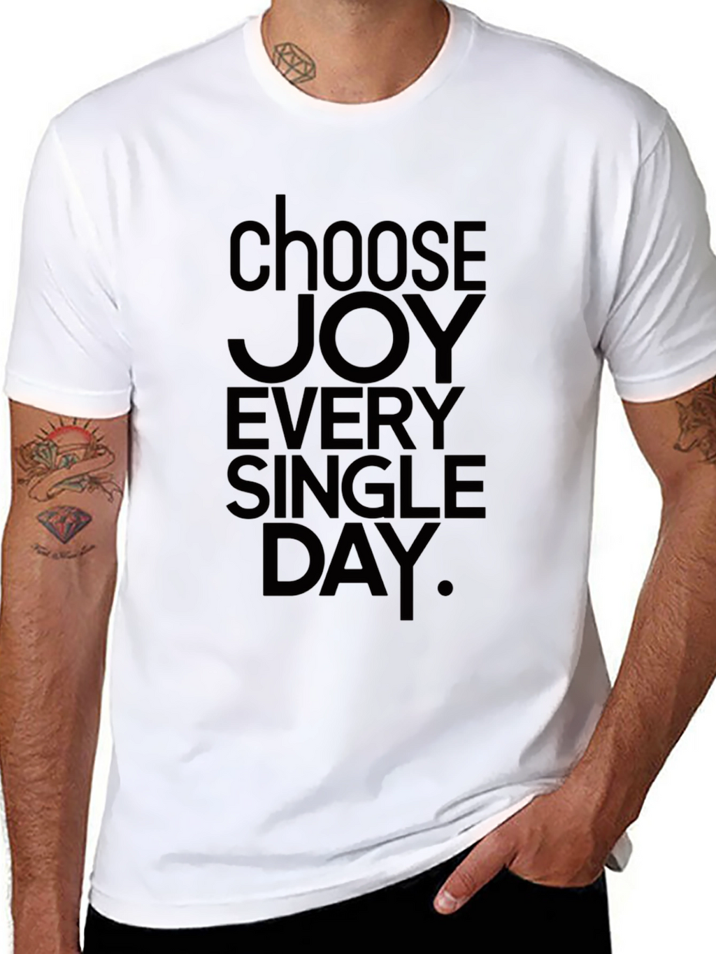Choose Joy Every Single Day Graphic Tee