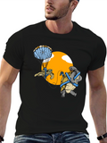 Turtle Parachute Fun Graphic T-Shirt