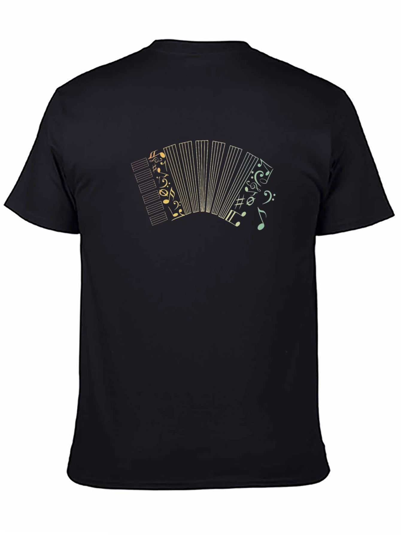 Musical Accordion T-Shirt - Stylish Music Lover Tee