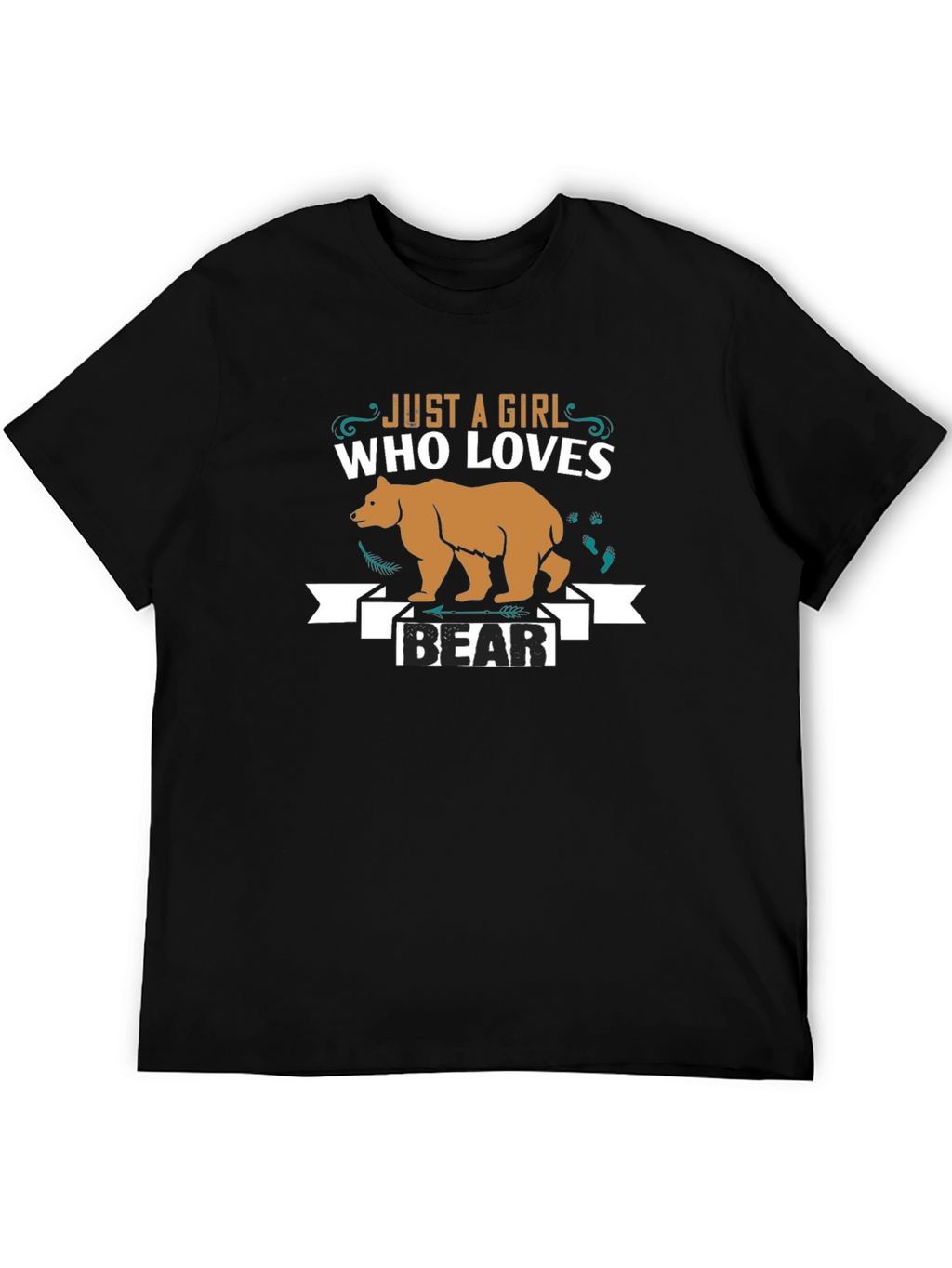 Just A Girl Who Loves Bear Graphic Tee