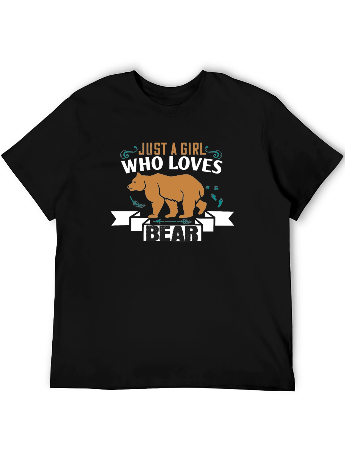 Just A Girl Who Loves Bear Graphic Tee