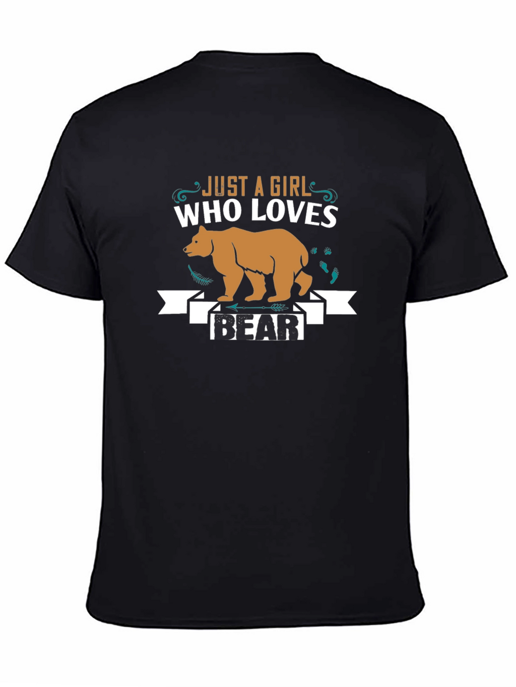 Just A Girl Who Loves Bear Graphic Tee