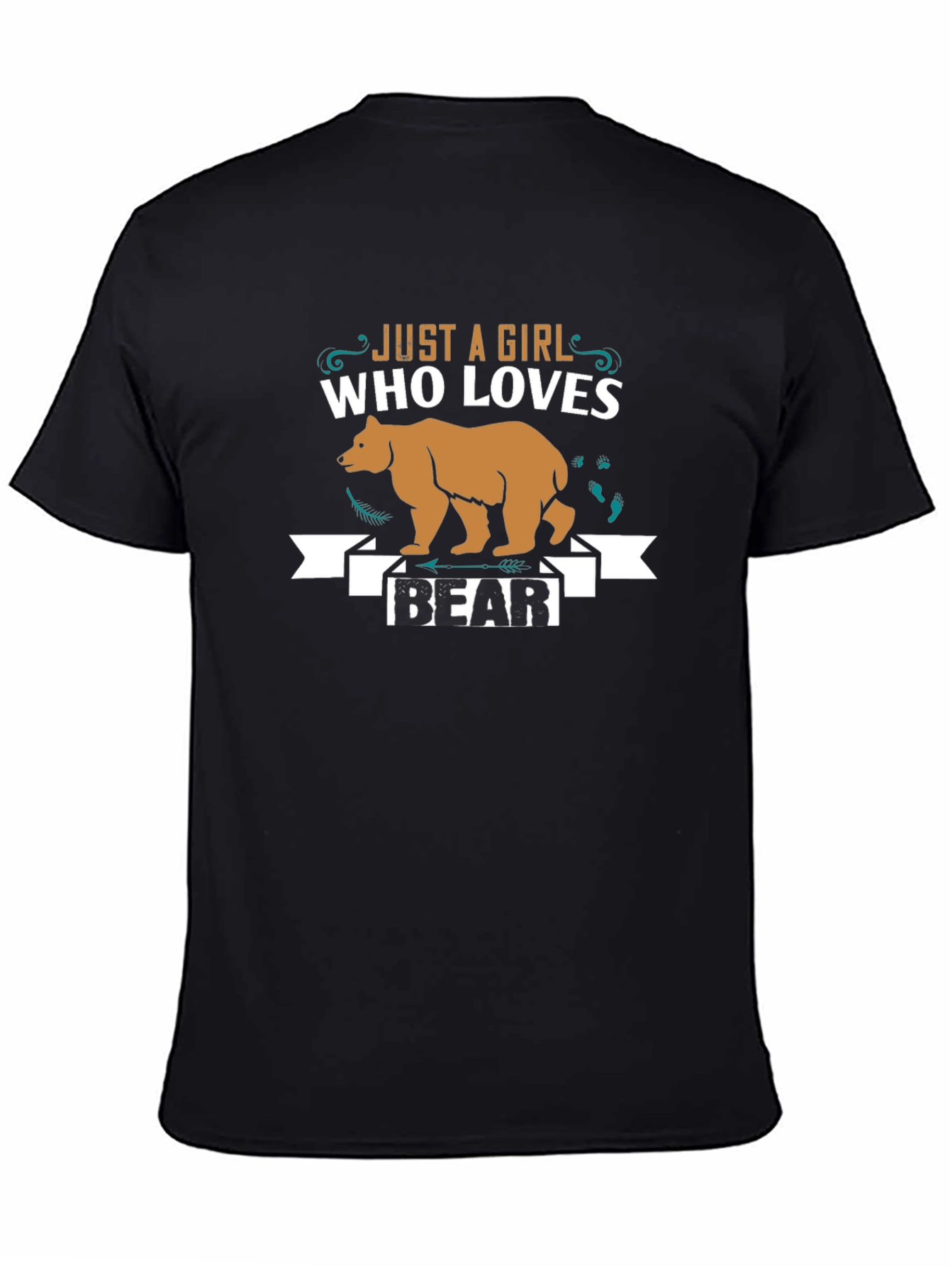 Just A Girl Who Loves Bear Graphic Tee
