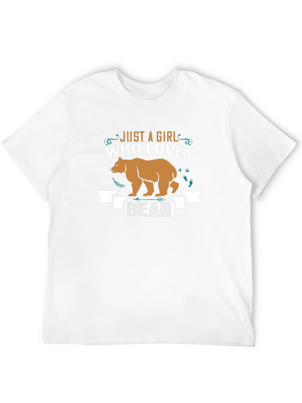 Just A Girl Who Loves Bear Graphic Tee