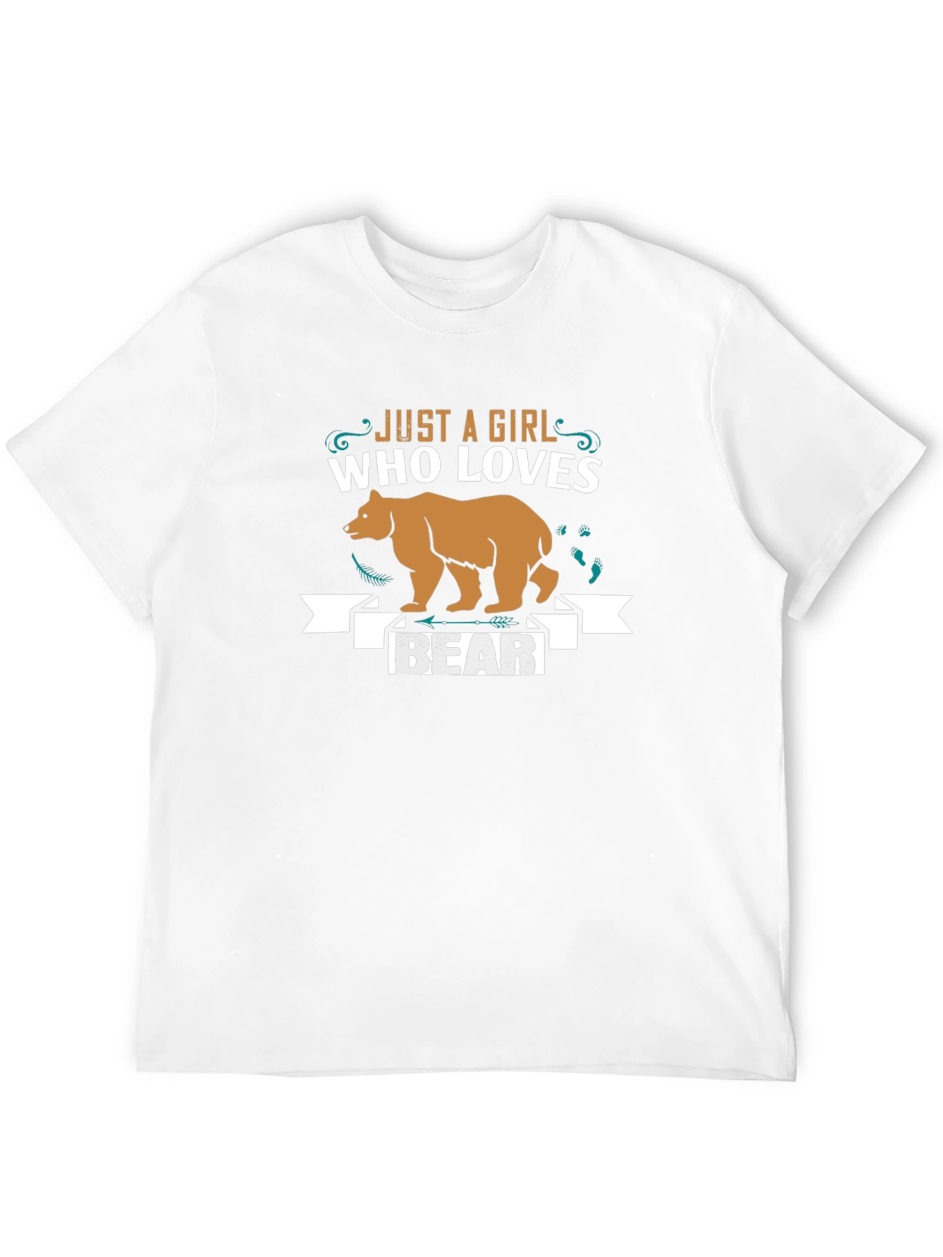 Just A Girl Who Loves Bear Graphic Tee