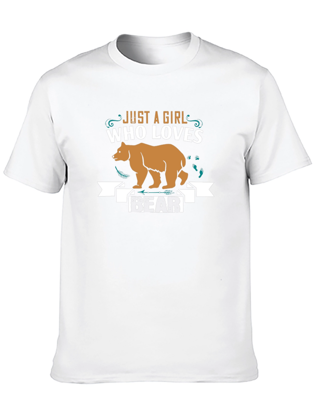 Just A Girl Who Loves Bear Graphic Tee