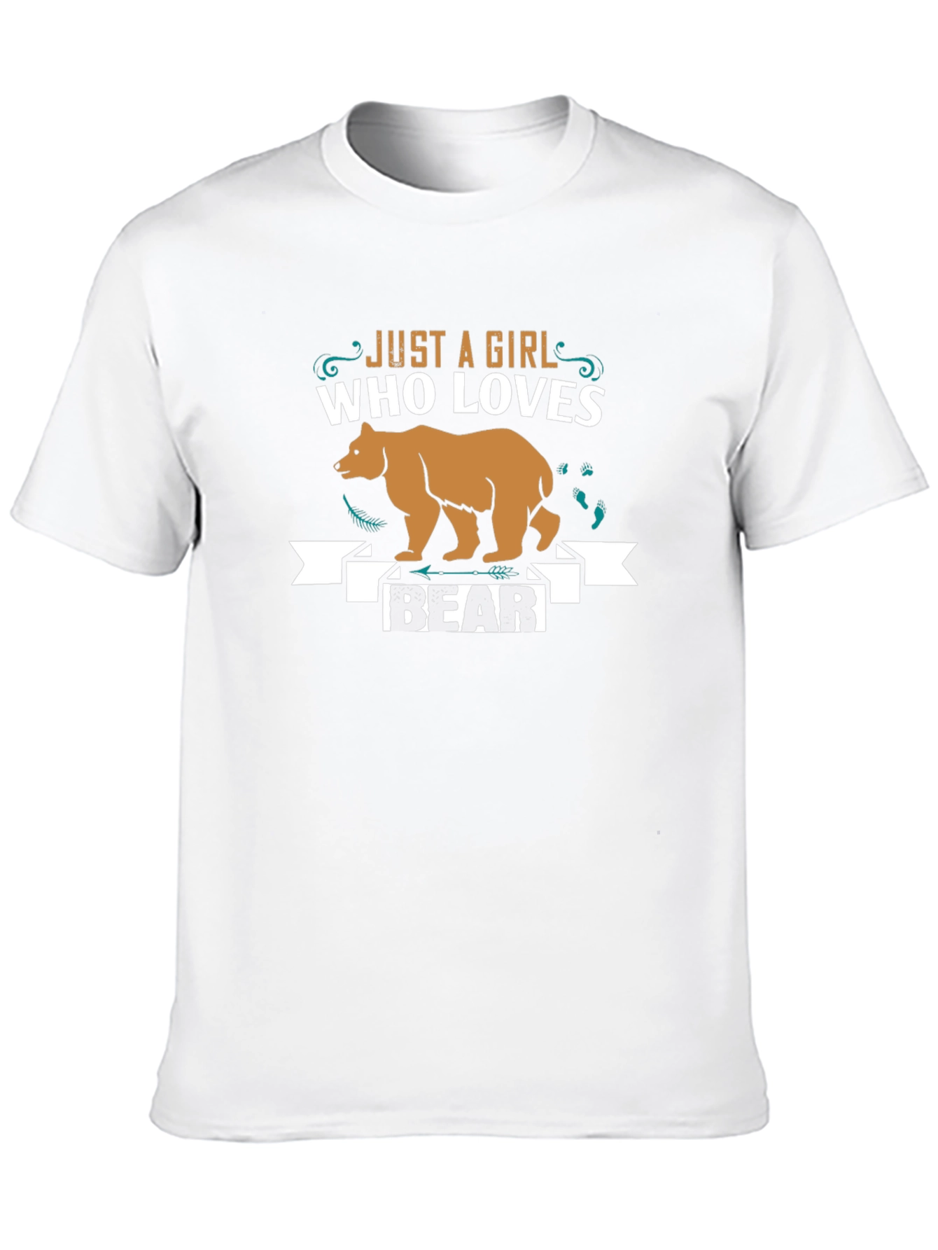 Just A Girl Who Loves Bear Graphic Tee