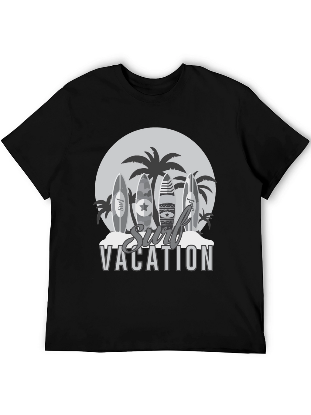 Surf Vacation Graphic T-Shirt - Beach Vibes