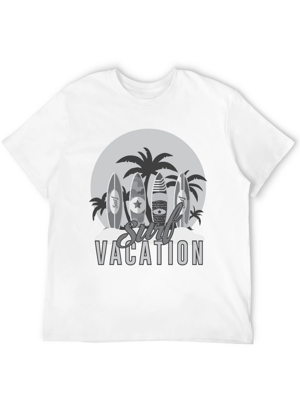 Surf Vacation Graphic T-Shirt - Beach Vibes