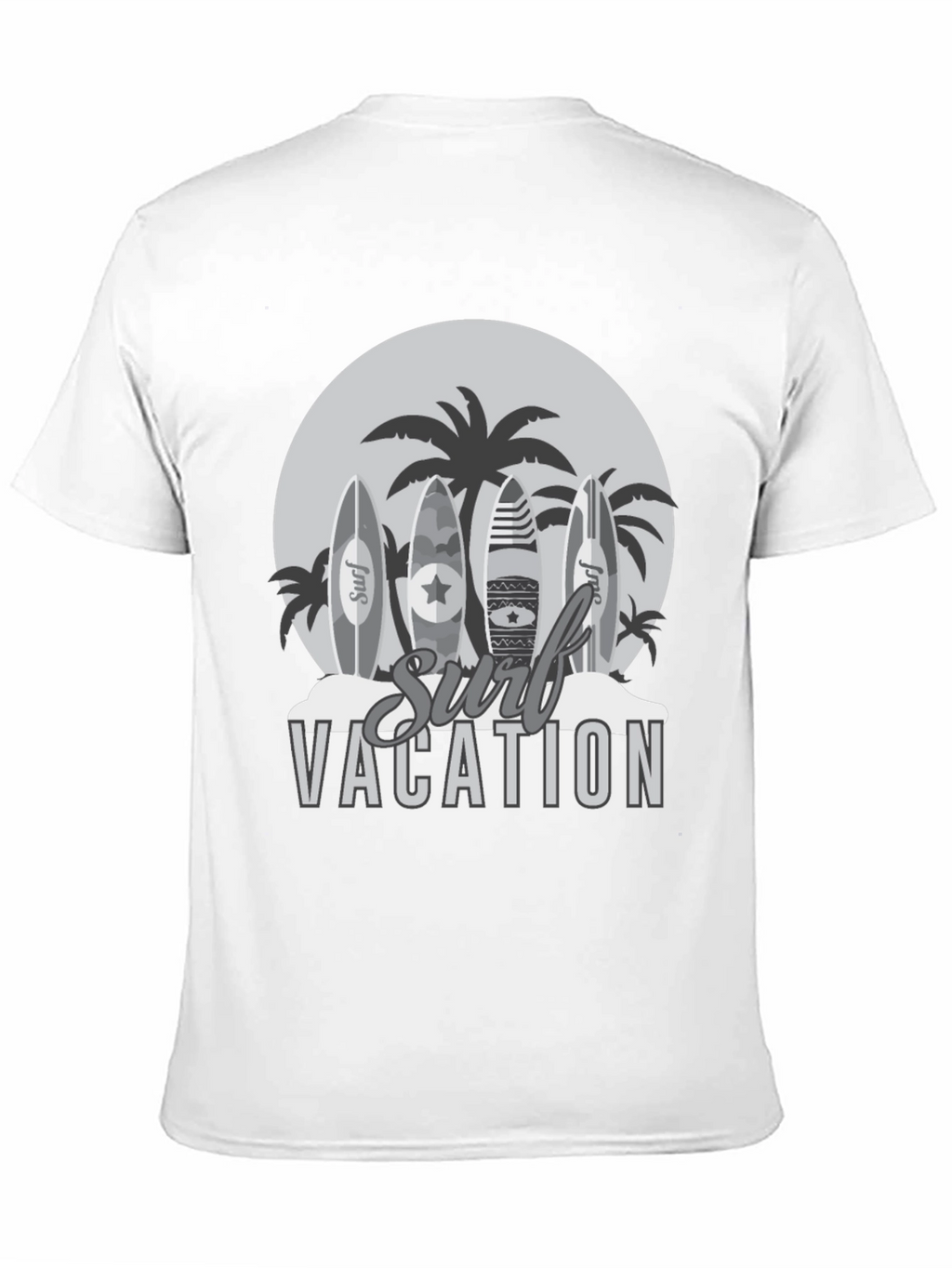 Surf Vacation Graphic T-Shirt - Beach Vibes