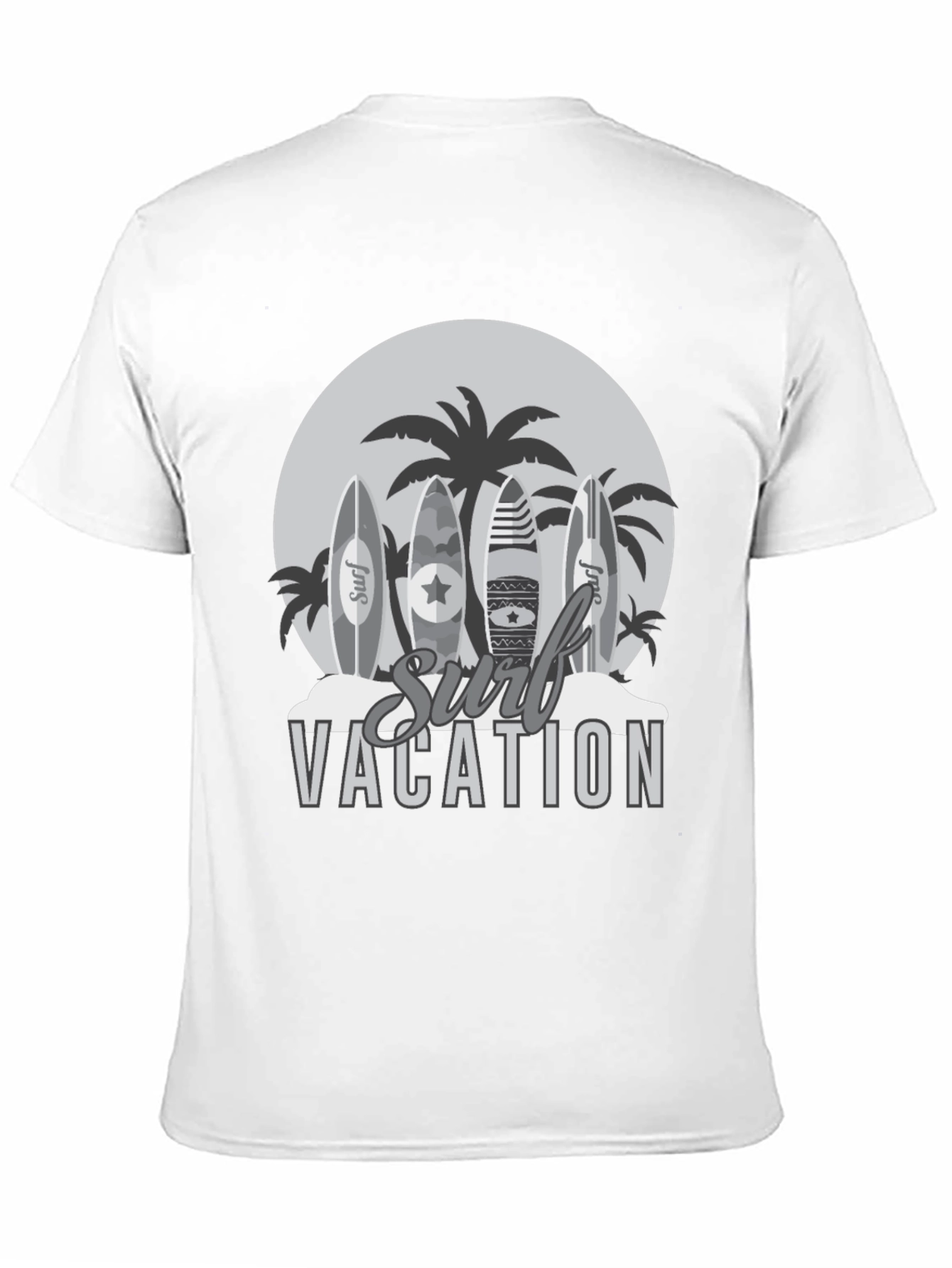 Surf Vacation Graphic T-Shirt - Beach Vibes