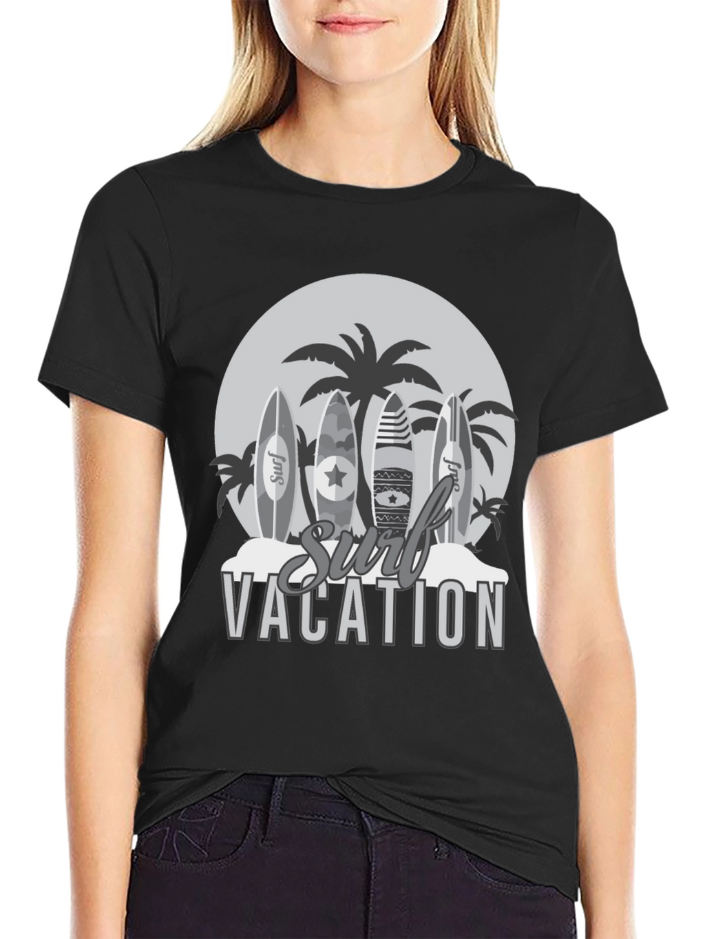 Surf Vacation Graphic T-Shirt - Beach Vibes