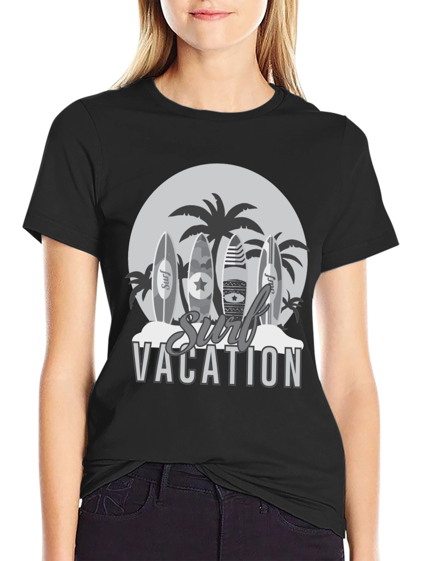 Surf Vacation Graphic T-Shirt - Beach Vibes