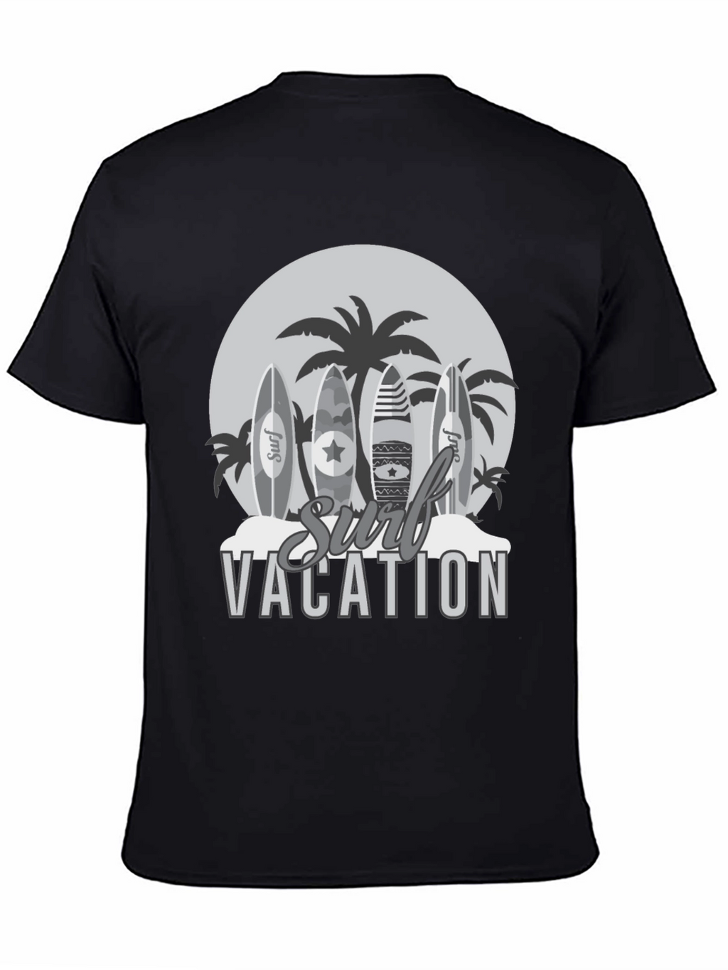 Surf Vacation Graphic T-Shirt - Beach Vibes