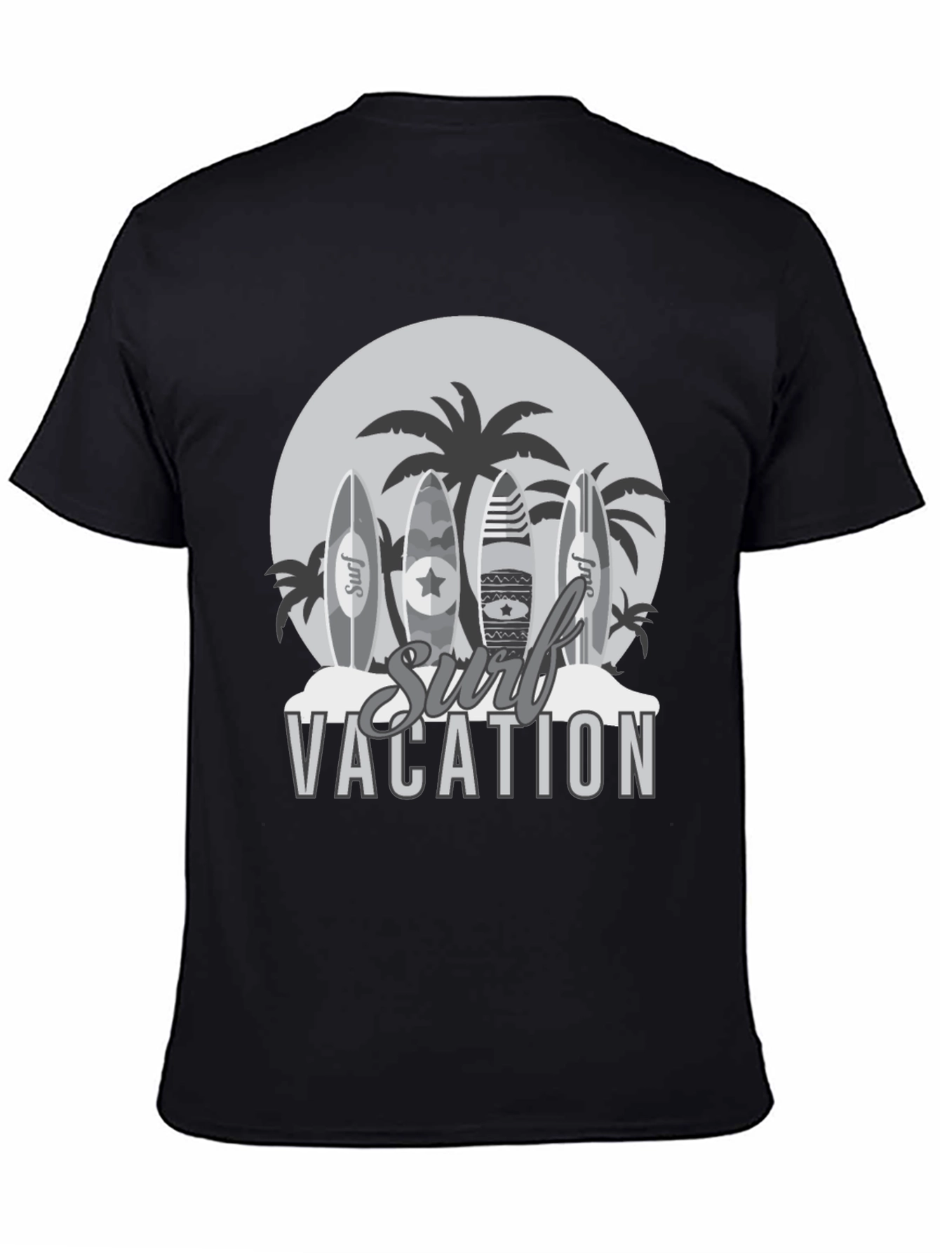Surf Vacation Graphic T-Shirt - Beach Vibes
