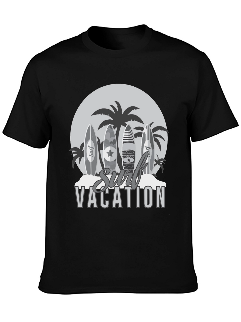 Surf Vacation Graphic T-Shirt - Beach Vibes