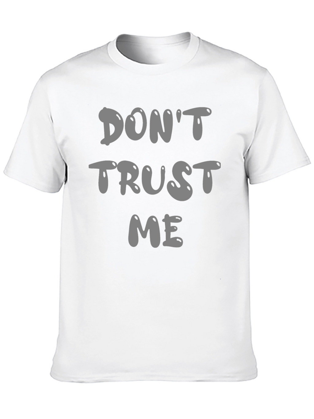 Dont Trust Me Graphic Tee - Black