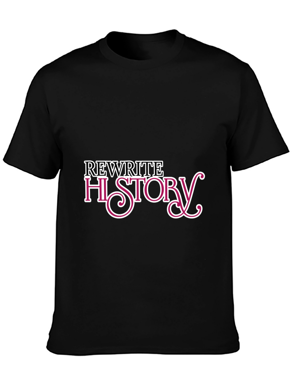Rewrite History Black T-Shirt
