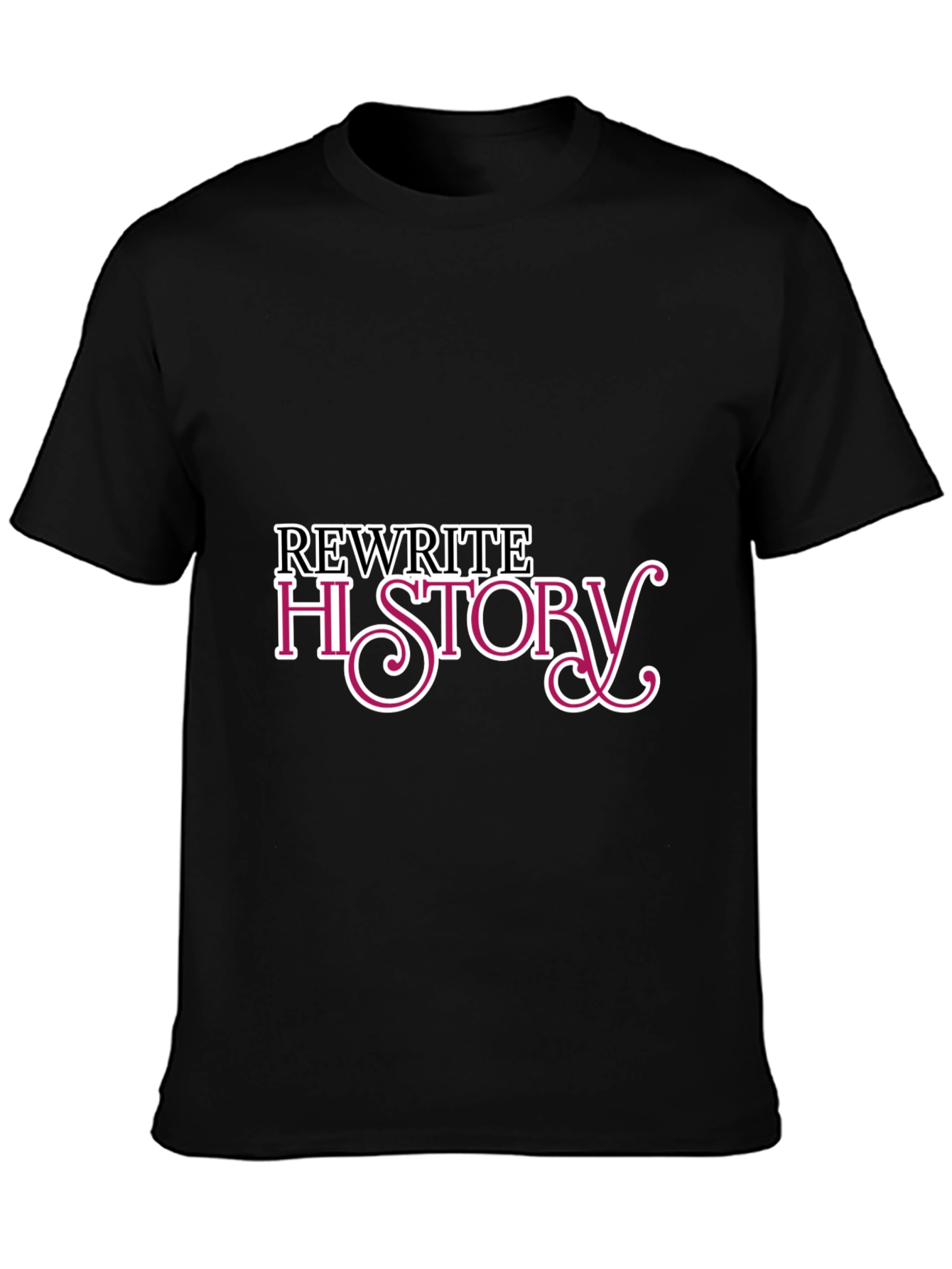Rewrite History Black T-Shirt