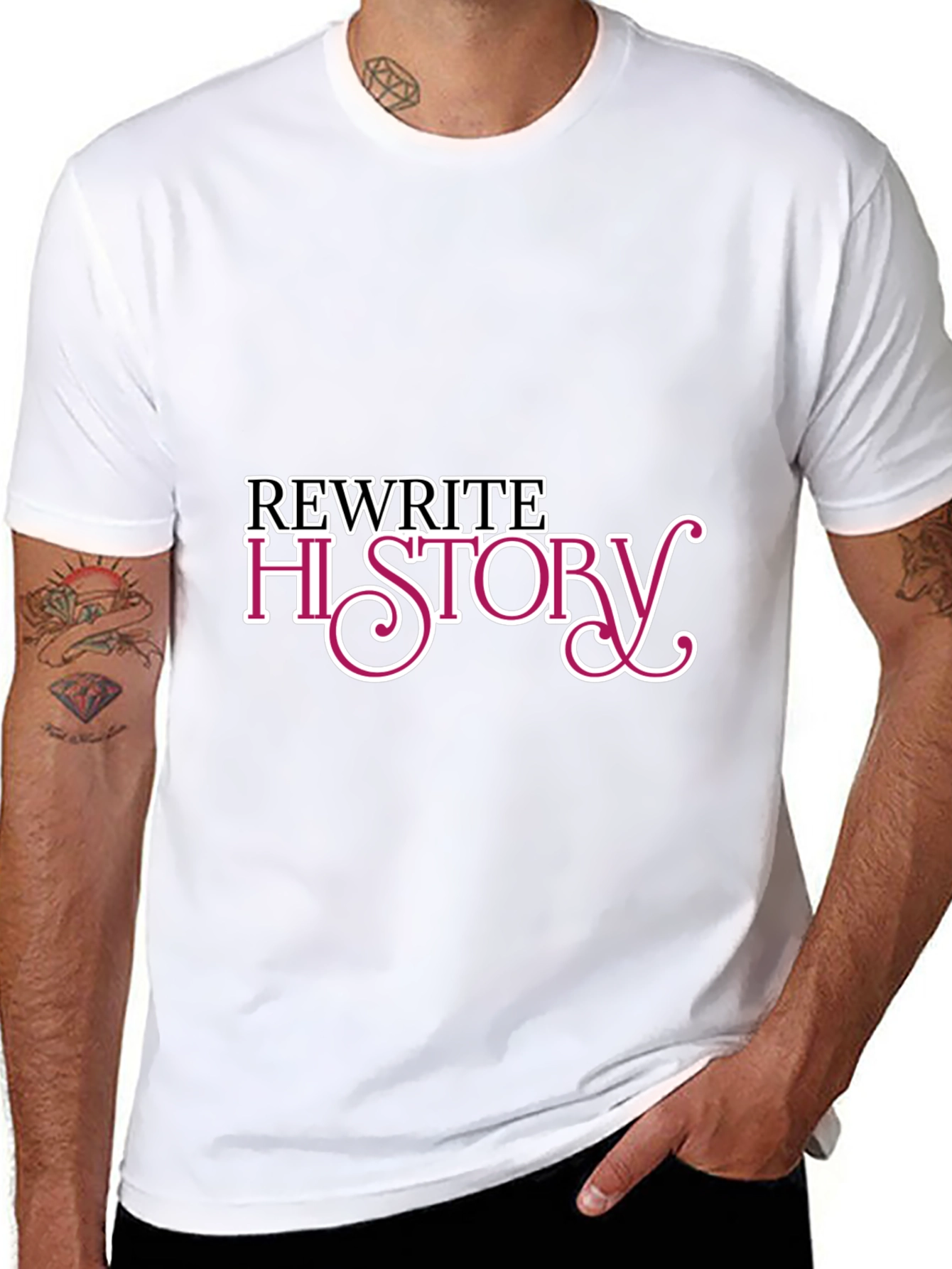 Rewrite History Black T-Shirt