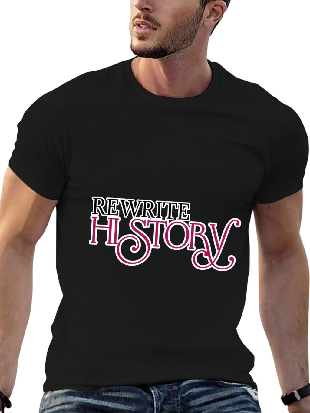Rewrite History Black T-Shirt