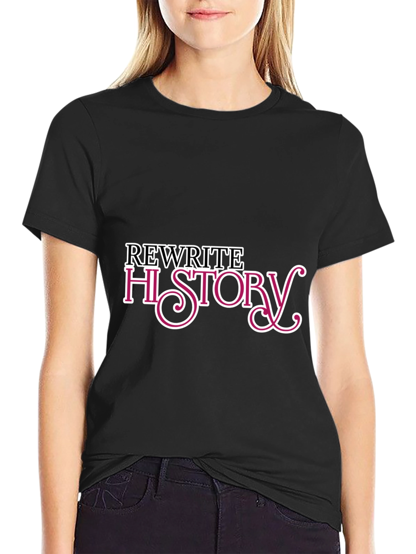 Rewrite History Black T-Shirt