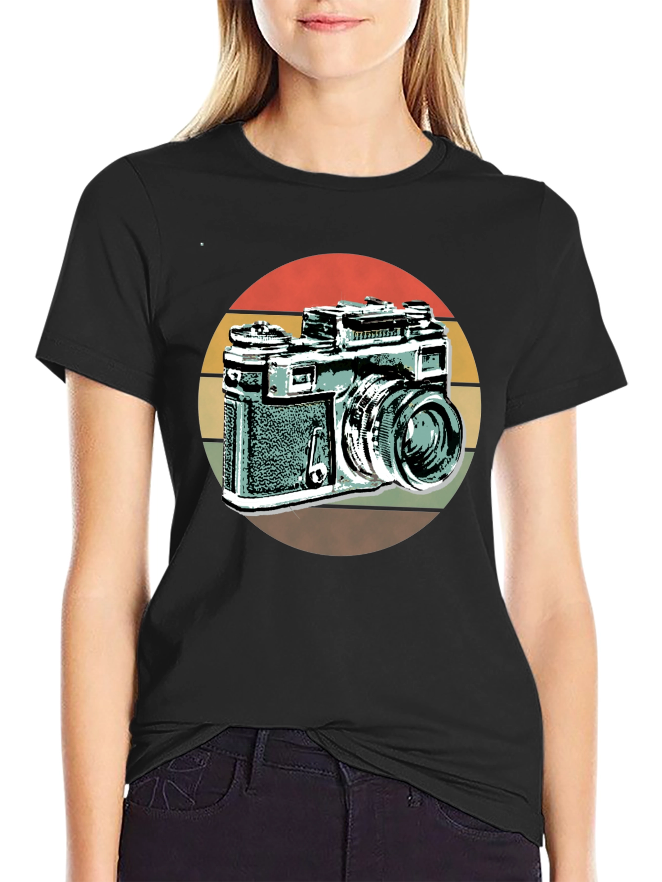 Retro Camera T-Shirt - Vintage Photography Graphic Tee