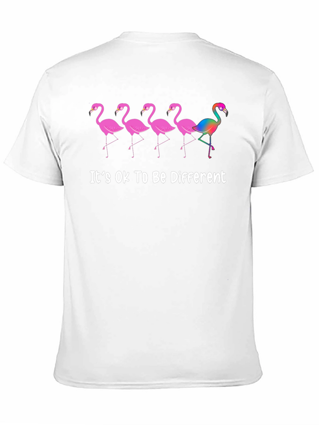 Its OK To Be Different Flamingo T-Shirt