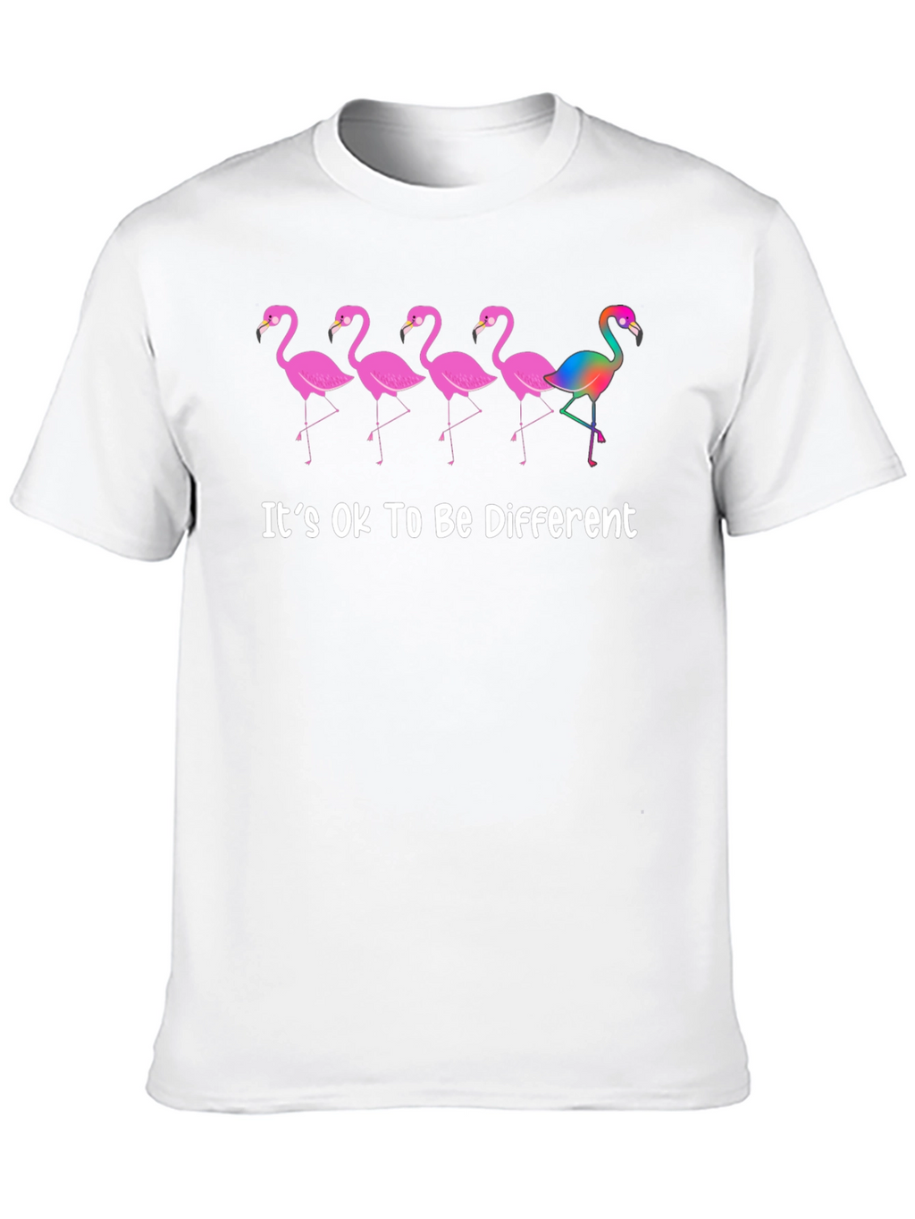 Its OK To Be Different Flamingo T-Shirt
