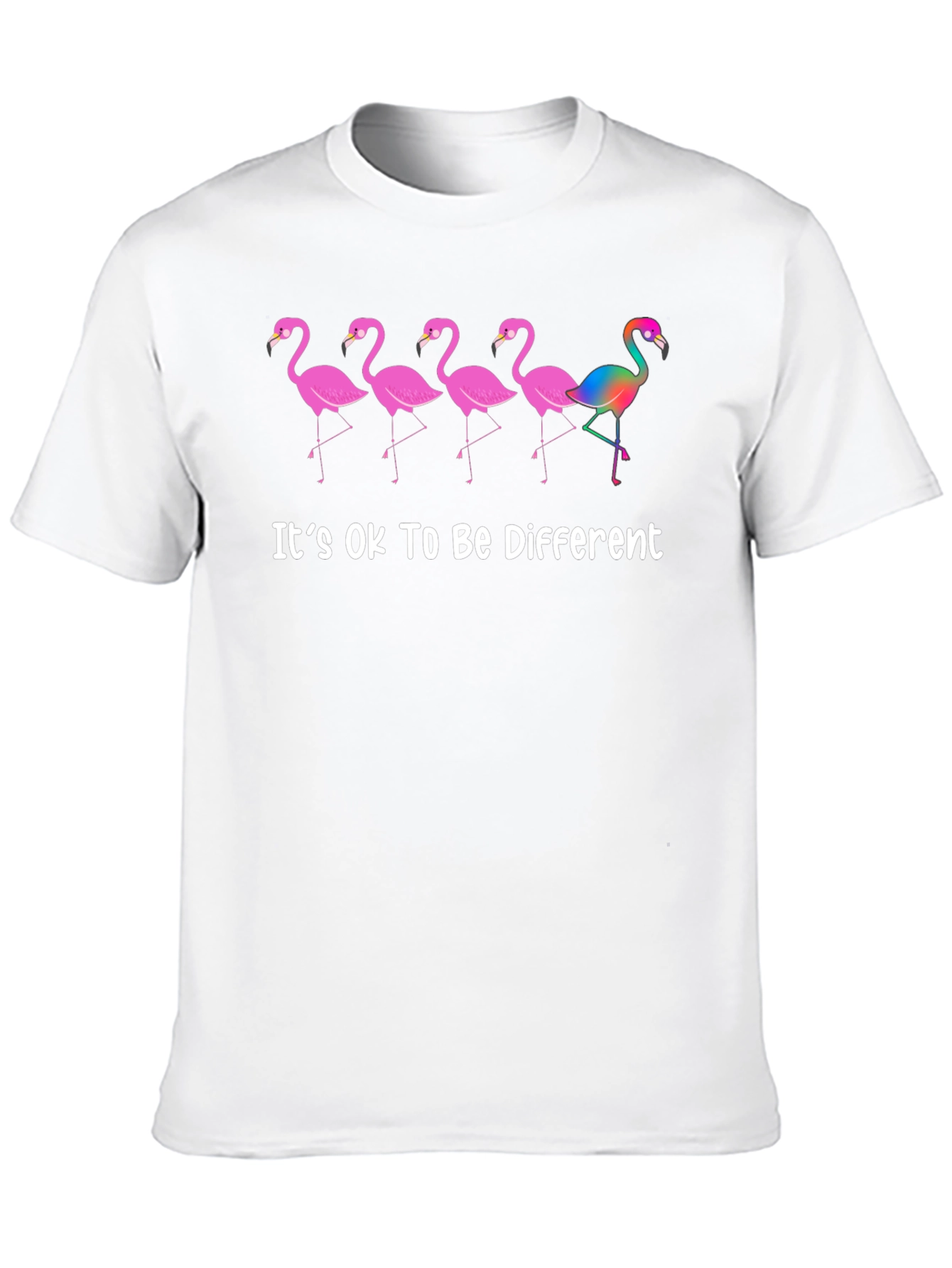 Its OK To Be Different Flamingo T-Shirt