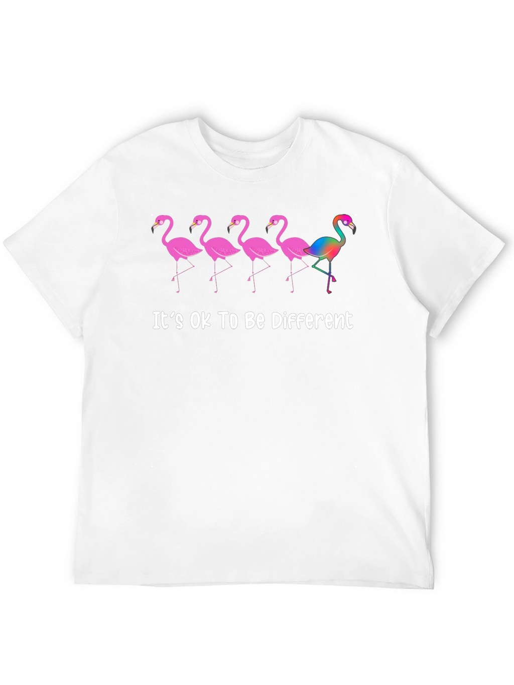 Its OK To Be Different Flamingo T-Shirt