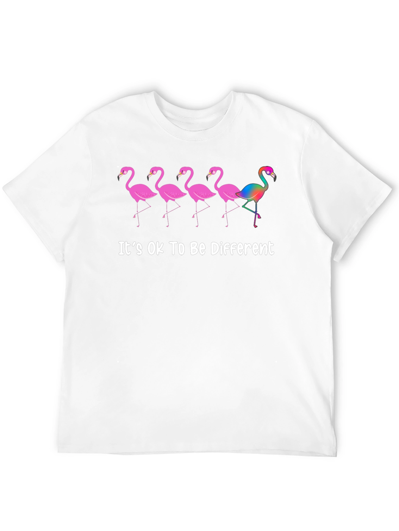 Its OK To Be Different Flamingo T-Shirt