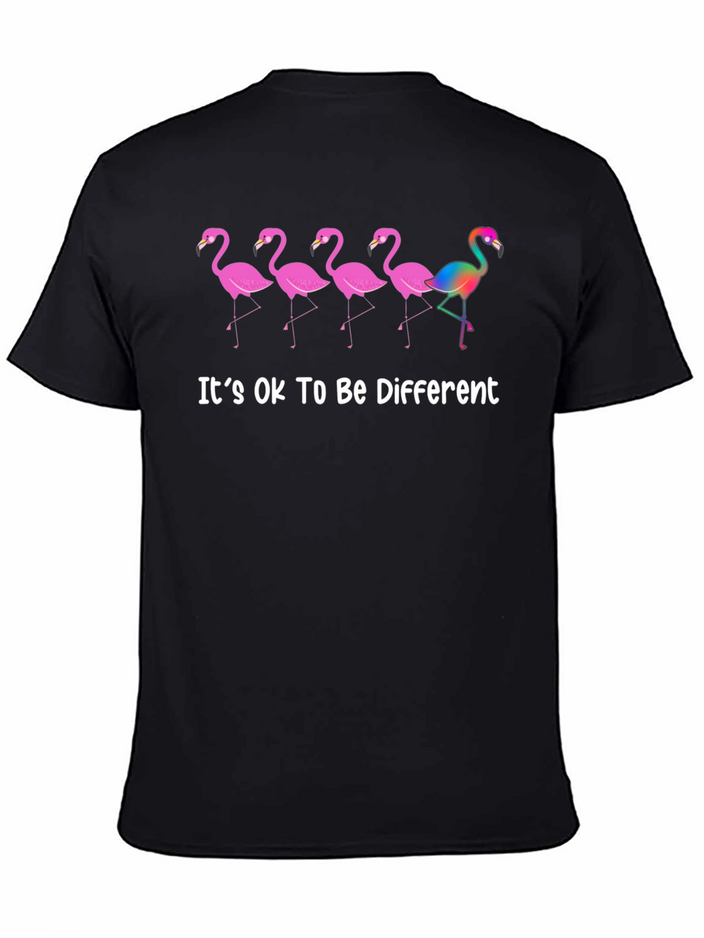Its OK To Be Different Flamingo T-Shirt