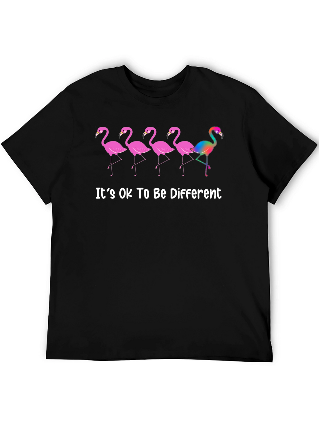 Its OK To Be Different Flamingo T-Shirt