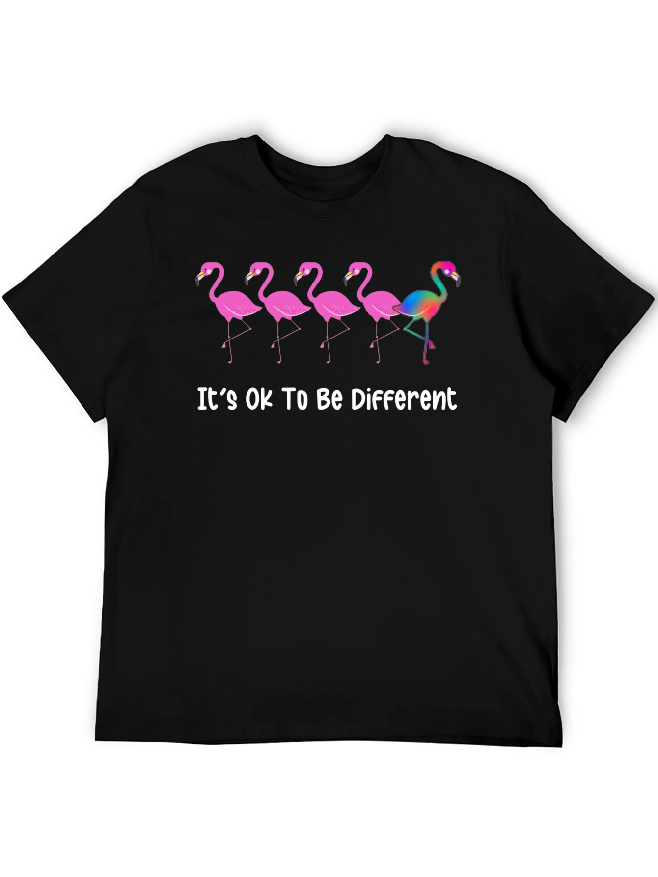 Its OK To Be Different Flamingo T-Shirt