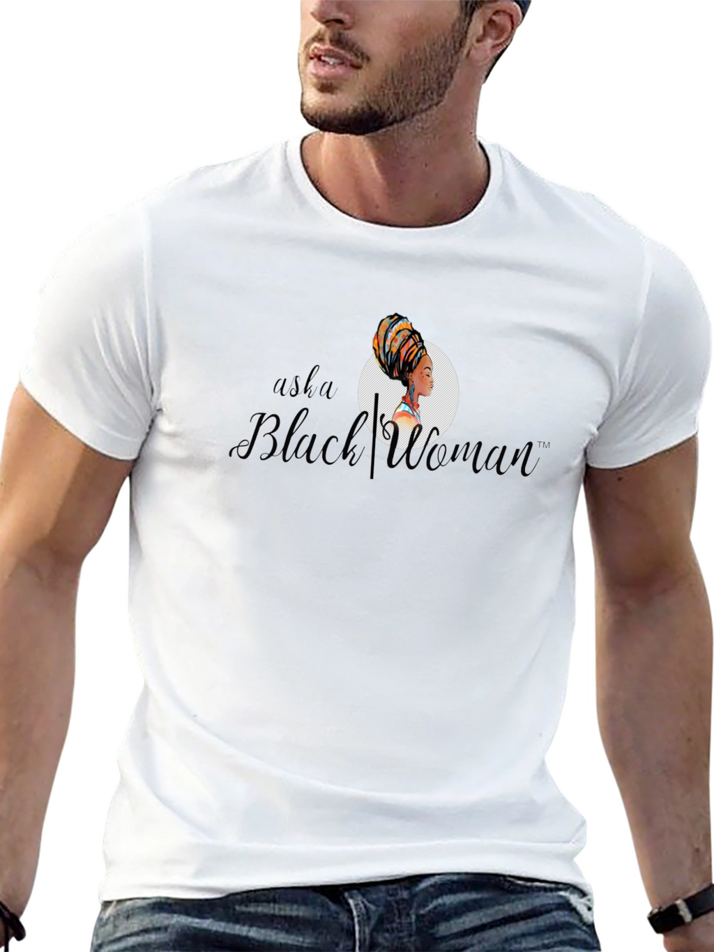 Asha Black Woman T-Shirt