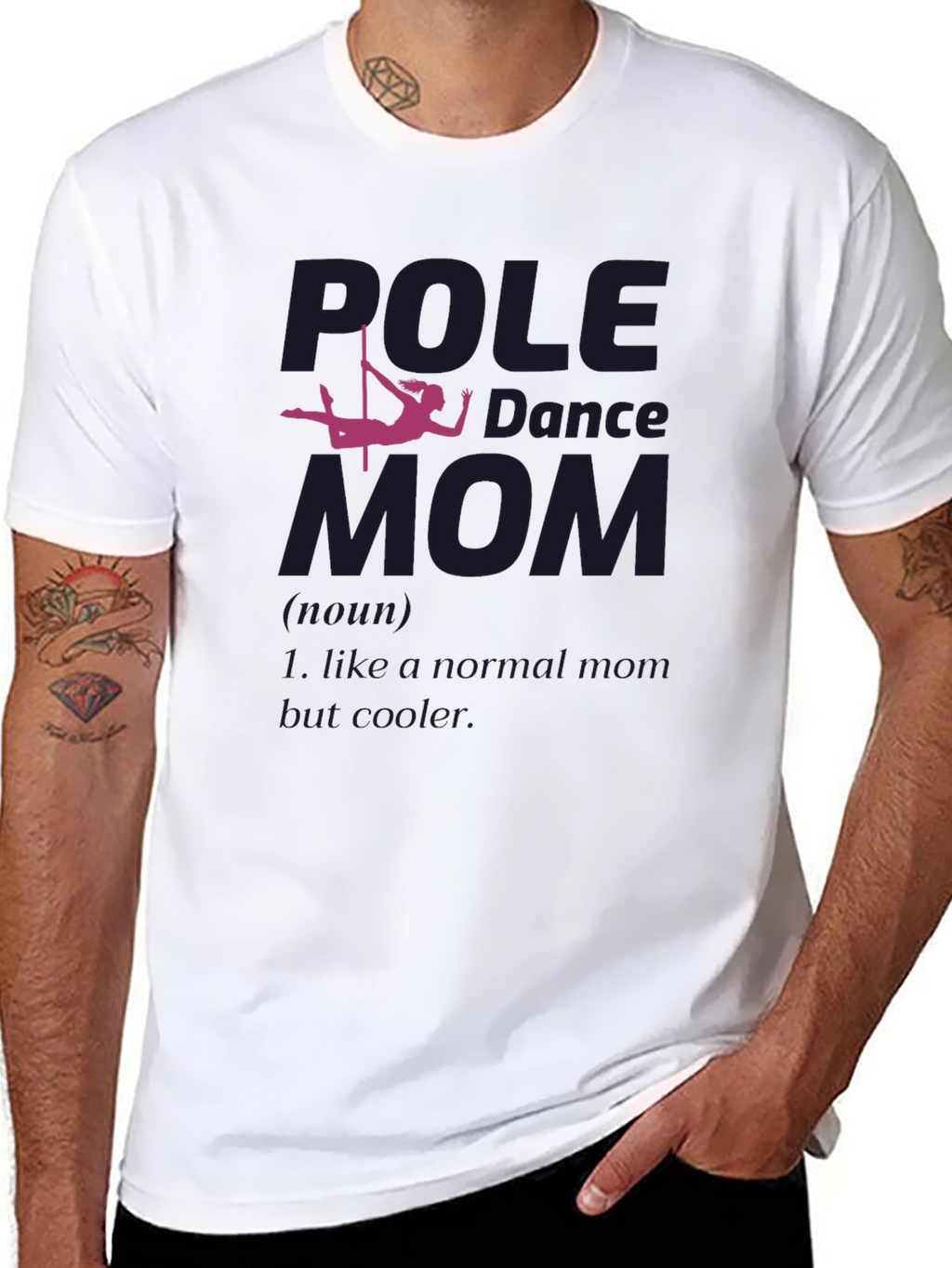 Pole Dance Mom T-Shirt - Cool Mom Edition
