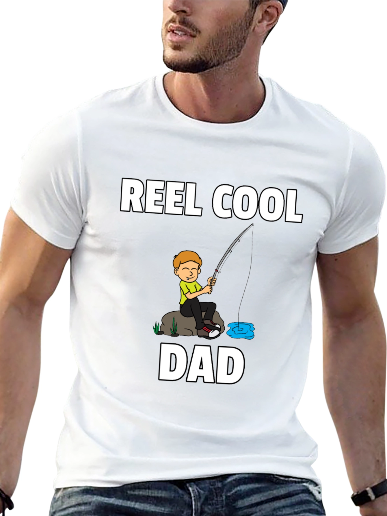 Reel Cool Dad Fishing T-Shirt