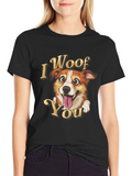 I Woof You Dog Graphic Tee