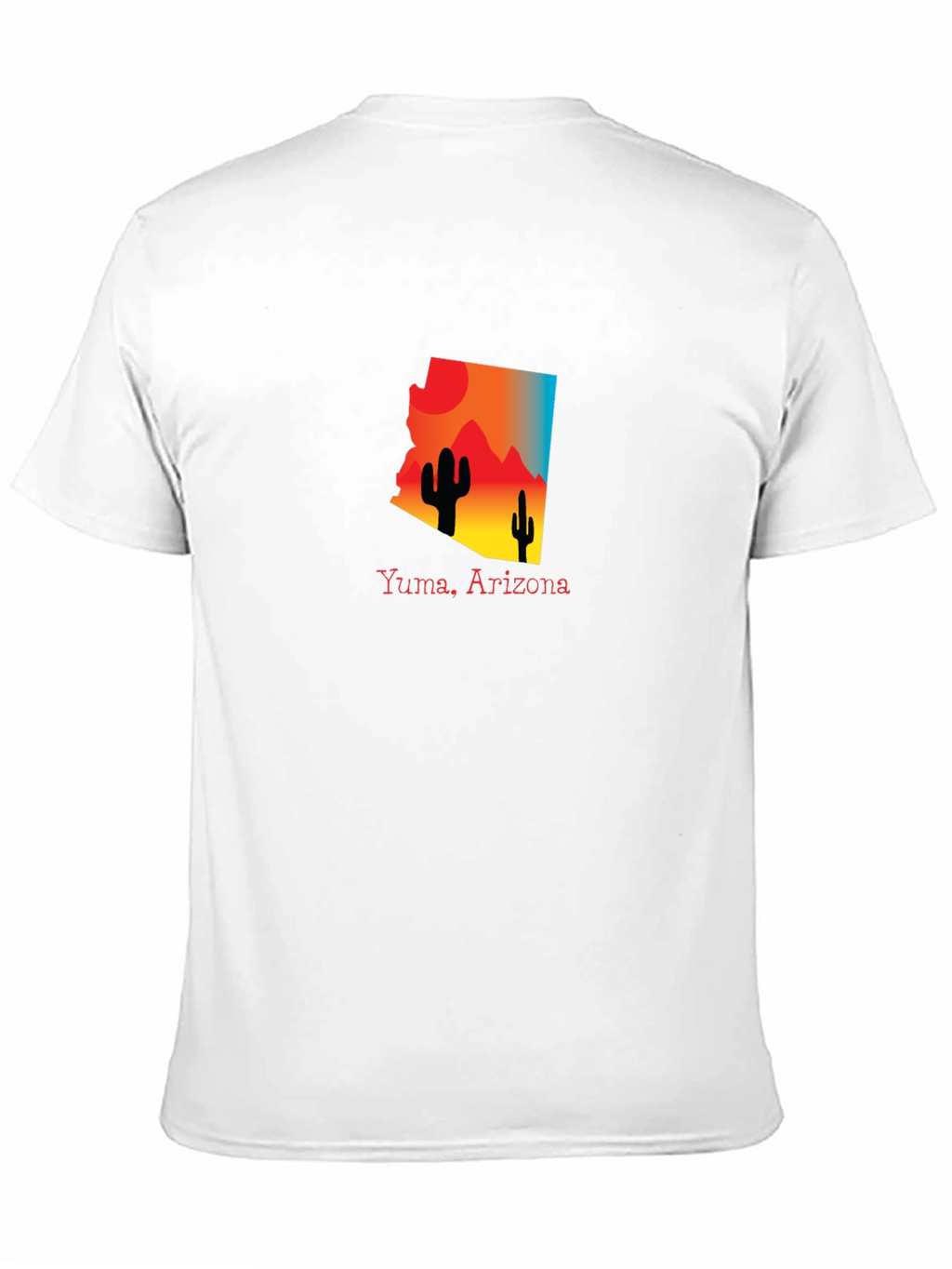 Yuma Arizona Graphic Tee Desert Cactus Design