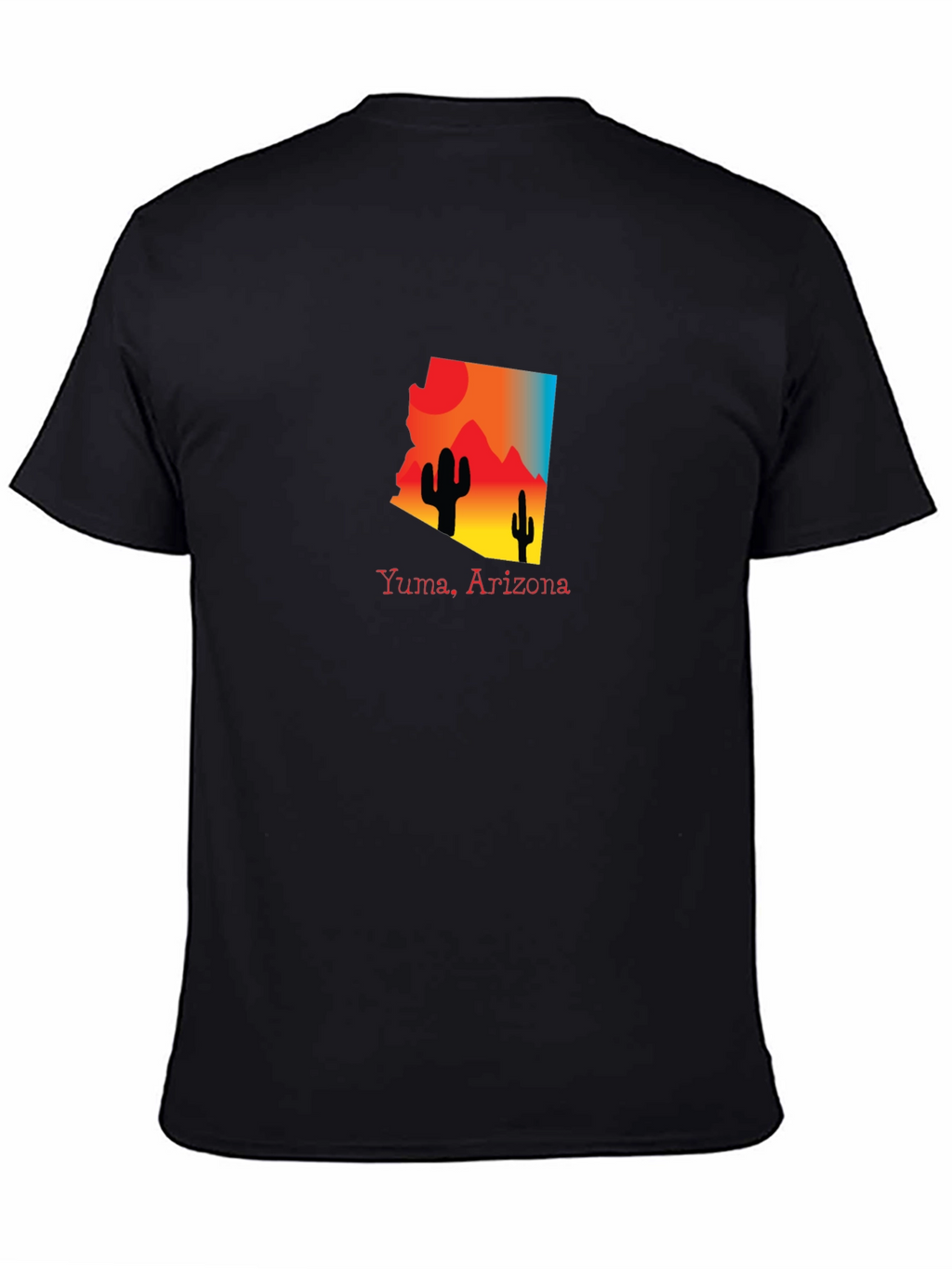 Yuma Arizona Graphic Tee Desert Cactus Design