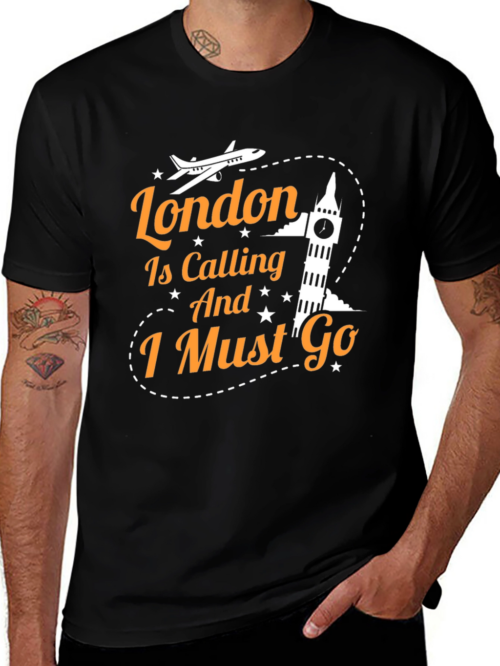 London Calling T-Shirt - Mens Travel Tee