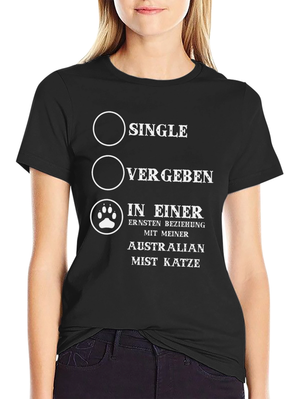 Single? Taken? Australian Mist Cat Lover T-Shirt
