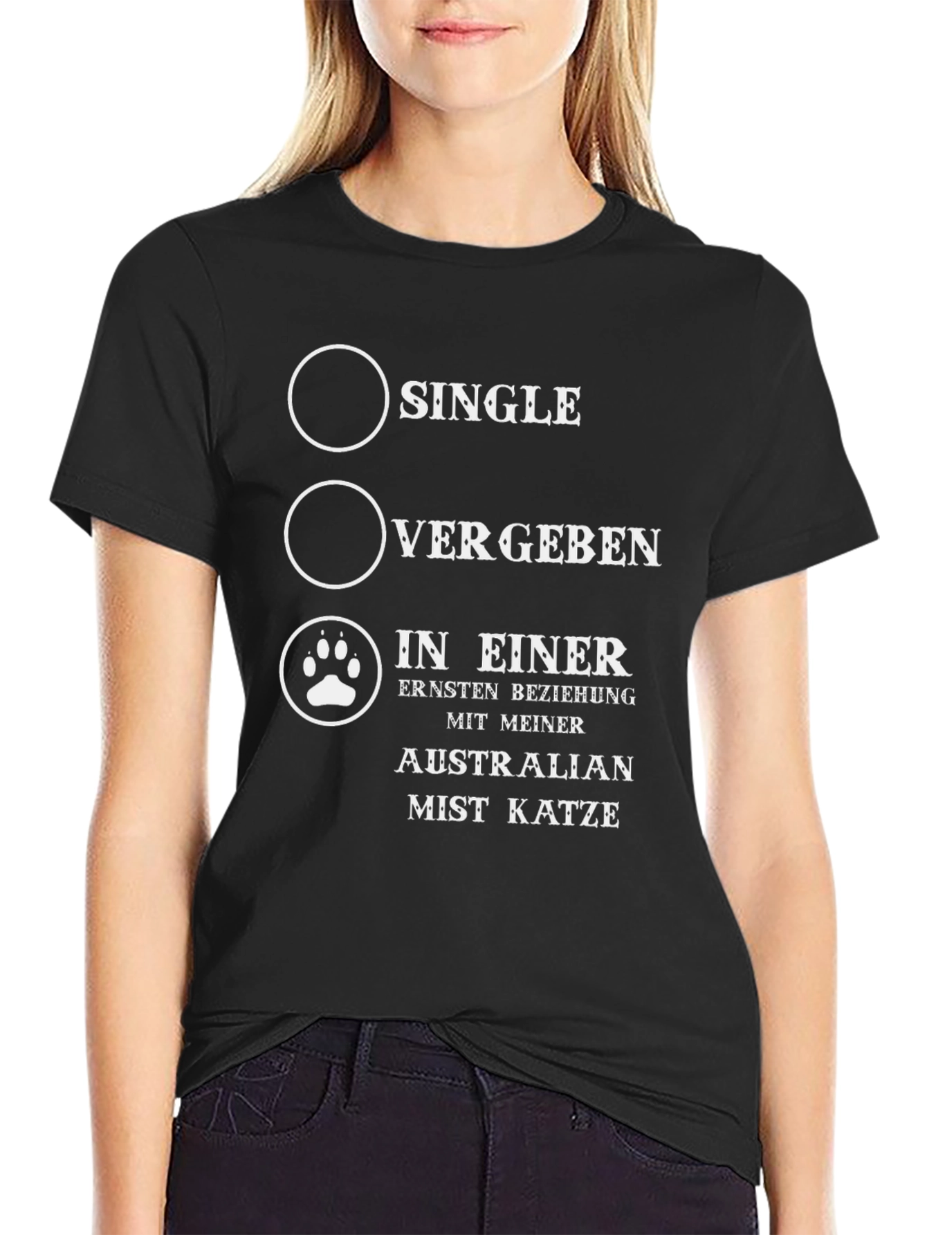 Single? Taken? Australian Mist Cat Lover T-Shirt