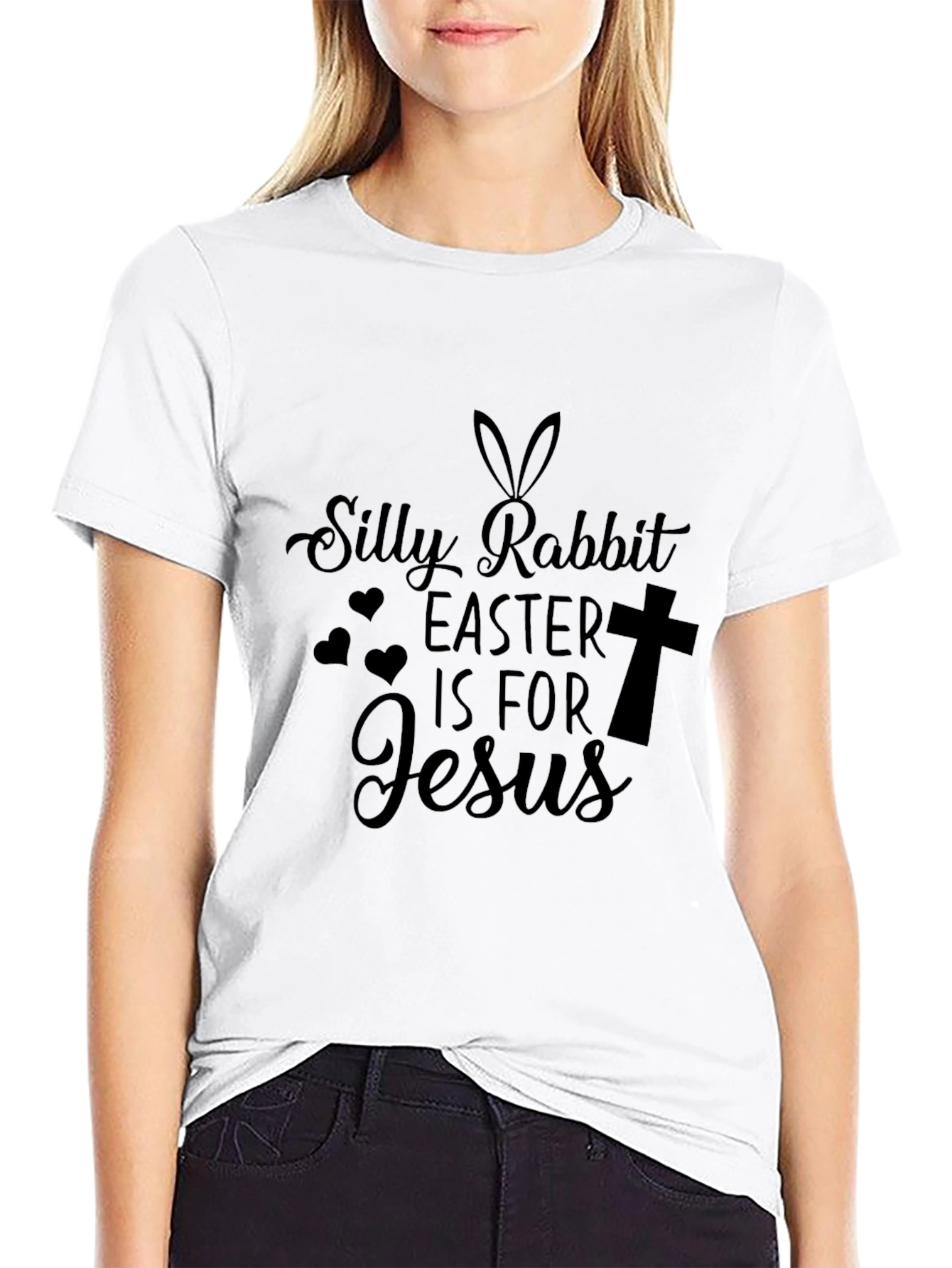 Silly Rabbit Easter is for Jesus T-Shirt
