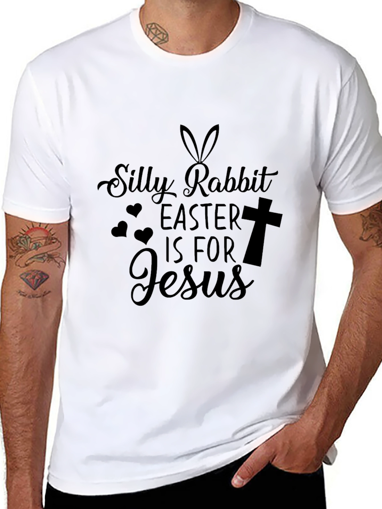 Silly Rabbit Easter is for Jesus T-Shirt